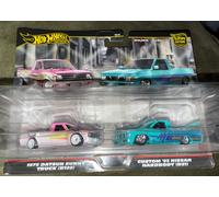 Hot Wheels 2024 Premium 2 Pack Datsun Sunny Truck (B120) & Nissan Hardbody (D21)