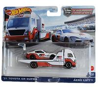 Hot Wheels '21 Toyota GR Supra and Aero LiftTM | Team Transport Premium Set