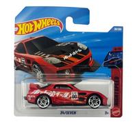 Hot Wheels - 24/Seven - Nightspeed 6/10 - JJJ09 - Short Card - Red Racing Car - Red - Mattel 2026 - 1:64 - Fantasy Model
