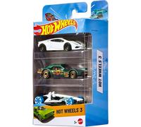Hot Wheels 3 Car Pack, Multipack of 3 Hot Wheels Vehicles (Assorted Styles, One