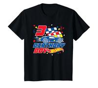 Hot Wheels 3rd Birthday Boy T-Shirt, Youth, Black, Medium