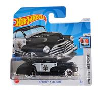 Hot Wheels '47 Chevy Fleetline Police Car, Treasure Hunt Edition, Die-Cast Model WITH PROTECTIVE CASE