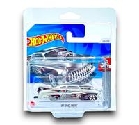 Hot Wheels '49 Drag Merc (Metal, Black & Red) 2/5 HW Rolling Metal - 2024-215/250 (Short Card) - includes a KLAS Car Keeper Protector Case - HTB54