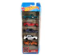 Hot Wheels 5-Car Pack, Nissan Datsun 620, Skyline GT-R (BNR32), HT 2000GT-X, Nissan Silvia (S13), Fairlady Z
