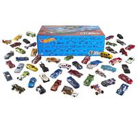 Hot Wheels 50-Car Pack of 1:64 Scale Vehicles Individually Packaged, Gift for Collectors & Kids Ages 3 Years Old & Up, V6697