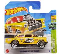 Hot Wheels - '55 Chevy Bel Air Gasser - HW Gassers 1/5 - HKH61 - Short Card - Track Stars - Firestone - GM - Mattel 2023 - 1:64