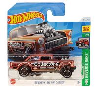Hot Wheels - '55 Chevy Bel Air Gasser - HW Reverse Rake 2/5 - HTB90 - Short Card - Good Year - GM - Track Stars - Mattel 2024 - 1:64
