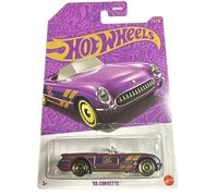 Hot Wheels '55 Purple Corvette, 57th Anniversary 4/6, 1:64 Scale Diecast