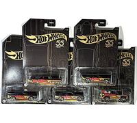 Hot Wheels - 55th Anniversary Beads and Chrome '23 - 5 Cars - Not Including Chase(3/6)- Challenger - Nova - Nissan 180SX - BMW M3 - Range Rover - Mint/NrMint - Bubble Packed in Box