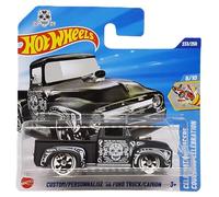 Hot Wheels - ´56 Ford Custom Pickup Truck - Celebration Racers 8/10 - JBB43 - Short Card - Dia De Los Muertos - Mattel 2025 - Ford Licensed Model - 1:64