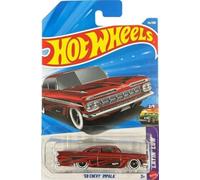 Hot Wheels '59 Chevy Impala [Red] Layin' Low 2/5, 44/250, 1:64 Scale Diecast Toy Vehicle