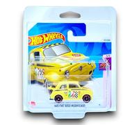 Hot Wheels '60s Fiat 500D Modificado (Cream) 5/5 Compact Kings - 2024-117/250 (Short Card) - COMES IN A GENUINE KLAS CAR KEEPER PROTECTOR CASE - HTC20