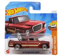 Hot Wheels - ´63 Studebaker Champ - HW Hot Trucks 9/10 - HTC35 - Short Card - Pickup - Dark Red - Mattel 2024 - 1:64
