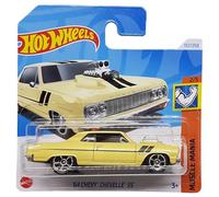 Hot Wheels - ´64 Chevy Chevelle SS - Muscle Mania 2/5 - HTD79 - Short Card - GM Chevrolet - Yellow Metallic - Mattel 2024 - 1:64