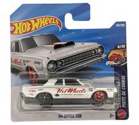 Hot Wheels - '64 Dodge 330- JJJ64 - Drag Racers 6/10 - Short Card - White - Official Licensed Model - Muscle Car-Skirt - Mattel 2026 (126/250) - 1:64