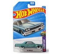 Hot Wheels '64 Impala [Blue] Layin' Low 4/5, 95/250, 1:64 Scale Diecast Toy Vehicle