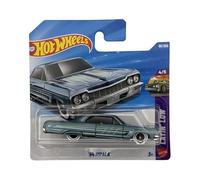 Hot Wheels 64 Impala - JJJ56 - Layin' Low 4/5 - Short Card - Turquoise - Official Licensed - American Lowrider - Mattel 2026 (95/250) - 1:64