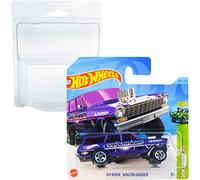 Hot Wheels 64 Nova Wagon Gasser HW Gassers 2/5 (145/250) HKH63 Short Card Mattel 2023 + Blister & Card Protector Pack Friki Monkey