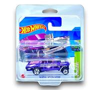 Hot Wheels '64 Nova Wagon Gasser (Purple) 2/5 HW Gassers - 2023-145/250(Short Card) - COMES IN A KLAS CAR KEEPER PROTECTIVE COLLECTORS CASE - HKH63
