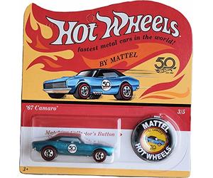 Hot Wheels '67 Camaro - 50th Anniversary Button