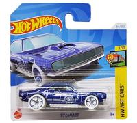 Hot Wheels - ´67 Camaro - HW Art Cars 3/10 - HTB74 - Short Card - Blue - GM - Mattel 2024 - 1:64
