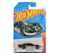Hot Wheels 67 Ford GT40 Mk.IV, 1:64 Scale Diecast, Green, Then and Now 5/10
