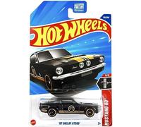Hot Wheels '67 Shelby GT500 [Black & Gold] Mustang 60 3/5, 161/250, 1:64 Scale Diecast Toy Vehicle