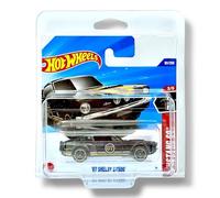 Hot Wheels '67 Shelby GT500 (Black, Gold & White) 3/5 Mustang 60th - 2025-161/250 (Short Card) - includes a KLAS Car Keeper Protector Case - JBB94