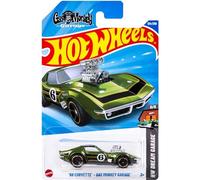 Hot Wheels '68 Corvette Gas Monkey Garage, Green, HW Dream Garage Collection 5/5, 134/250