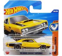 Hot Wheels '69 Dodge Coronet Superbee JBB27 Muscle Mania 5/10 Short Card Yellow Dodge Licence Mattel 2025 1:64