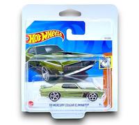 Hot Wheels '69 Mercury Cougar Eliminator (Metallic Green) 3/5 Muscle Mania - 2024-171/250 (Short Card) - includes a KLAS Car Keeper Protector Case - HTD98