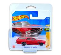 Hot Wheels '70 Chevelle SS Wagon (Red) 1/5 HW Wagons 2022-111/250 (Short Card) *** COMES IN A KLAS CAR KEEPER PROTECTIVE COLLECTORS CASE *** HCX23