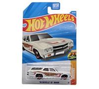 Hot Wheels '70 Chevelle SS Wagon [White] Wagons 3/10, 110/250-1:64 Scale Diecast Toy Vehicle