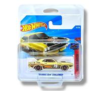 Hot Wheels '70 Dodge Hemi Challenger (Gold, Black & Orange) 4/10 Nightspeed - 2026-36/250 (Short Card) - includes a KLAS Car Keeper Protector Case - JJJ07