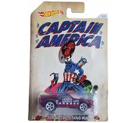 Hot Wheels '70 Ford Mustang Mach 1, red 2/8 Captain America