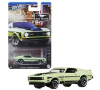 Hot Wheels '71 Ford Mustang Mach 1 [Green], 3/5 Series, 1:64 Scale Die-Cast Car