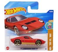 Hot Wheels - ´71 Lamborghini Miura SV - HW: ´70s vs. `90s 6/10 - HYX22 - Short Card - Red - Mattel 2025-1:64