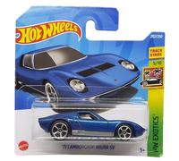 Hot Wheels - ´71 Lamborghini Miura SV - HW Exotics 5/10 - HCX02 - Short Card - Track Stars - Metallic Blue - Mattel 2022