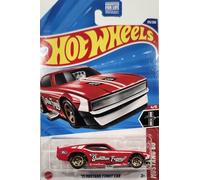 Hot Wheels '71 Mustang Funny Car, Red, 1:64 Scale Diecast Metal Toy Car, 175/250, Mustang 60th Anniversary 4/5
