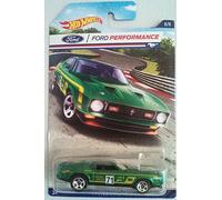 HOT WHEELS 71 MUSTANG MACH 1 FORD PERFORMANCE 8/8 GREEN RARE CAR