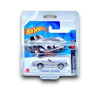 Hot Wheels '72 Corvette Stingray Convertible (Silver) 8/10 HW Roadsters - 2023-132/250 (Short Card) - COMES IN A KLAS CAR KEEPER PROTECTIVE COLLECTORS CASE - HKK12