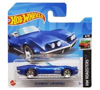 Hot Wheels - ´72 Stingray Convertible - HW Roadsters 8/10 - HKG60 - Short Card - Cabriolet - Dark Blue Metallic - Mattel 2023