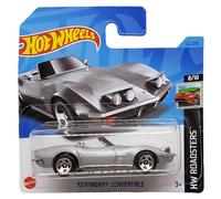 Hot Wheels - ´72 Stingray Convertible - HW Roadsters 8/10 - HKK12 - Short Card - GM - Silver Metallic - Mattel 2023-1:64