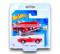 Hot Wheels '72 Stingray Convertible (Red) 5/10 Factory Fresh - 2024-47/250 (Short Card) - COMES IN A GENUINE KLAS CAR KEEPER PROTECTOR CASE - HTD09