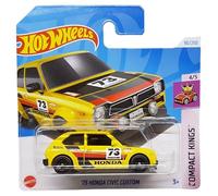 Hot Wheels - ´73 Honda Civic Custom - Compact Kings 4/5 - HTC19 - Short Card - Motul - Bridgestone - Mattel 2024 - 1:64