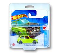 Hot Wheels '73 Honda Civic Custom (Lime Green & Black) 8/10 HW J-Imports 2023-117/250 (Short Card) *** COMES IN A KLAS CAR KEEPER PROTECTIVE COLLECTORS CASE *** HKG40