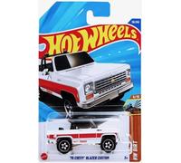 Hot Wheels '75 Chevy Blazer Custom [White] HW Dirt 5/10, 115/250, 1:64 Scale Diecast Vehicle