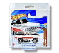 Hot Wheels '75 Chevy Blazer Custom (White & Red) 5/10 HW Dirt - 2025-115/250 (Short Card) - includes a KLAS Car Keeper Protector Case - HYY01