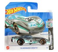Hot Wheels - '76 Greenwood Corvette - HW Modified 2/10 - HTD67 - Short Card - Good Year - Grey Metallic - Mattel 2024-1:64