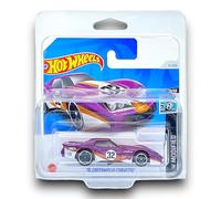 Hot Wheels '76 Greenwood Corvette (Purple, White & Orange) 2/10 HW Modified - 2024-11/250 (Short Card) - COMES IN A KLAS CAR KEEPER SHORT CARD PROTECTOR CASE - HTB67